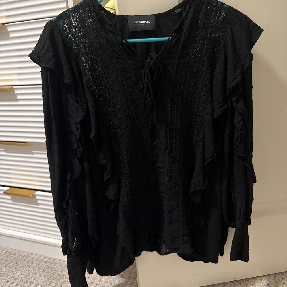 The Kooples Black Women's Top